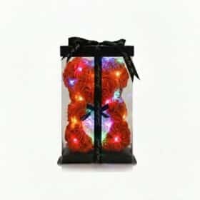 LED Lichtkette für Rosenbär Geschenkbox Verleihe deinem Geschenk Glanz