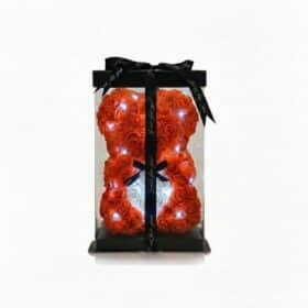 LED Lichtkette für Rosenbär Geschenkbox Verleihe deinem Geschenk Glanz