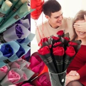 Seifenrosen 10er Set – Dekorativ & Duftend