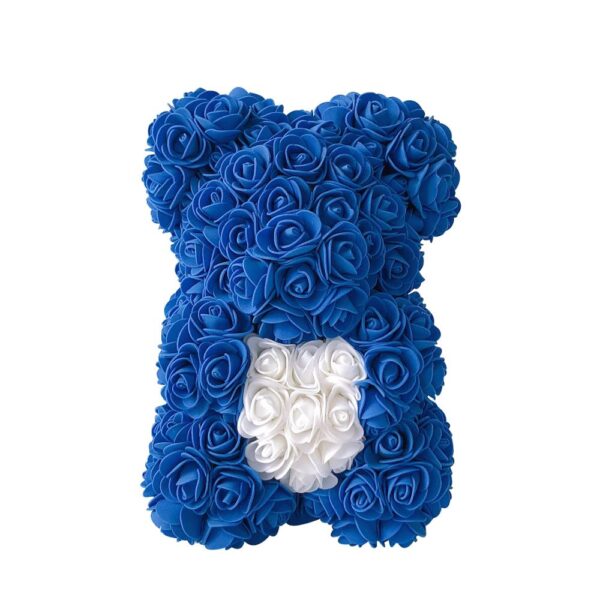 Rosen Bär Blau mit Herz mit oder ohne Geschenkbox