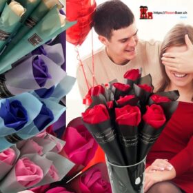 Verzaubere deine Sinne mit Rosen: Romantische 10er Sets Seifenrosen