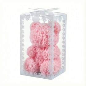 Vela Oso Rosa Roja Blanca o Rosa 5 x 8,5cm