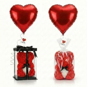 Valentinstag Rosenbär Set 14. Februar Geschenkidee Love Spezial